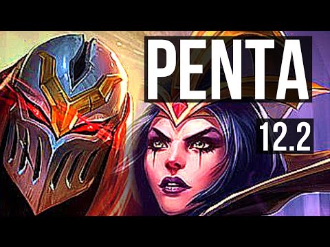 ZED vs LEBLANC (MID) | Penta, 6 solo kills, 20/3/5, Legendary, 900K mastery | EUW Grandmaster | 12.2