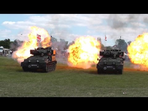 Alvis CVRT Fighting Vehicles at Wartime in the Vale Show