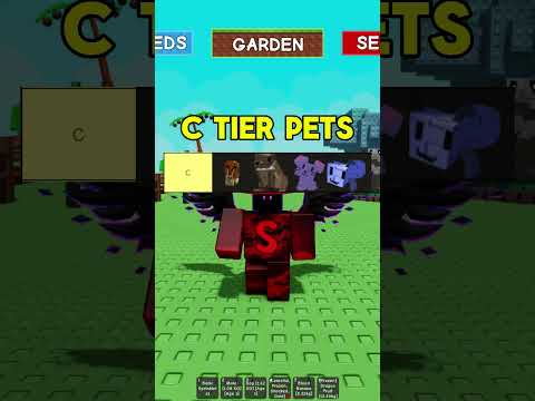 Grow A Garden Pets Tier List (BEST PETS) Roblox