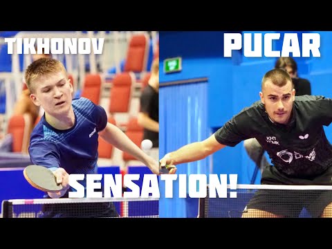 СЕНСАЦИЯ! 46 Ракетка МИРА проигрывает 47 Ракетке России.  PUCAR - TIKHONOV #настольныйтеннис
