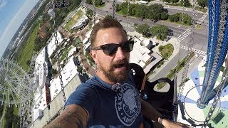 Riding 450 Foot Tall Swings At Starflyer Orlando On IDrive! | World's Tallest Swing Ride!