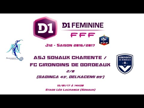 D1F - 2016/2017 - J12 - ASJ Soyaux / FCG Bordeaux 2-0 - 15-01-17 - Le Replay (Court)
