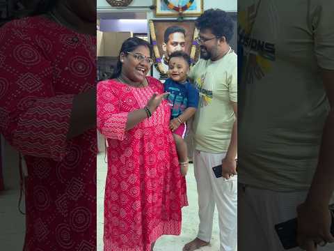 Natchathiran’s 1st haircut…❤️ #ungalpandiyamma