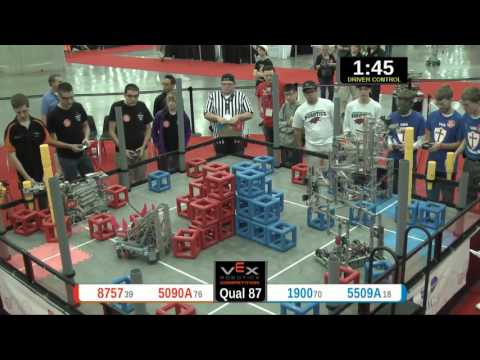 2015 VRC Sci Q87 - 8757 5090A vs 1900 5509A - 62 to 59 - VEX Worlds 2015 - Science Division