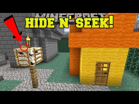 Minecraft: TINY FROGS HIDE AND SEEK!! - Morph Hide And Seek - Modded Mini-Game Video