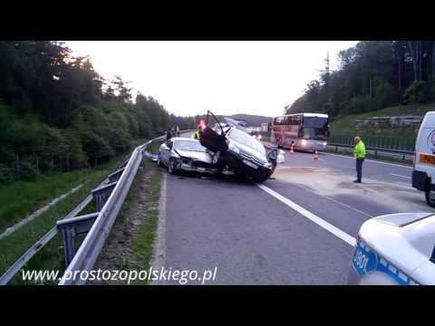 Wypadek na opolskim odcinku autostrady A4