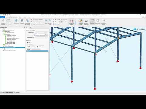 Stahlhallen Konfigurator Teil 7 - Einbinden in SOFiSTiK
