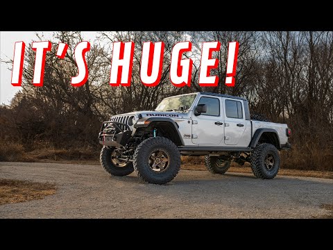We built the most BADASS Jeep Gladiator! 6.5" Lift, 38's + more! | Build Breakdown
