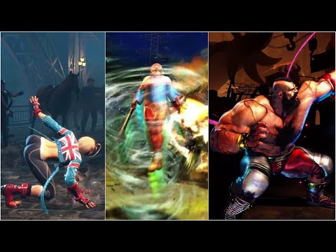 Lily's Condor Wind Power Up // Cammy's Hooligan Follow Ups // Zangief's Anti Air Super