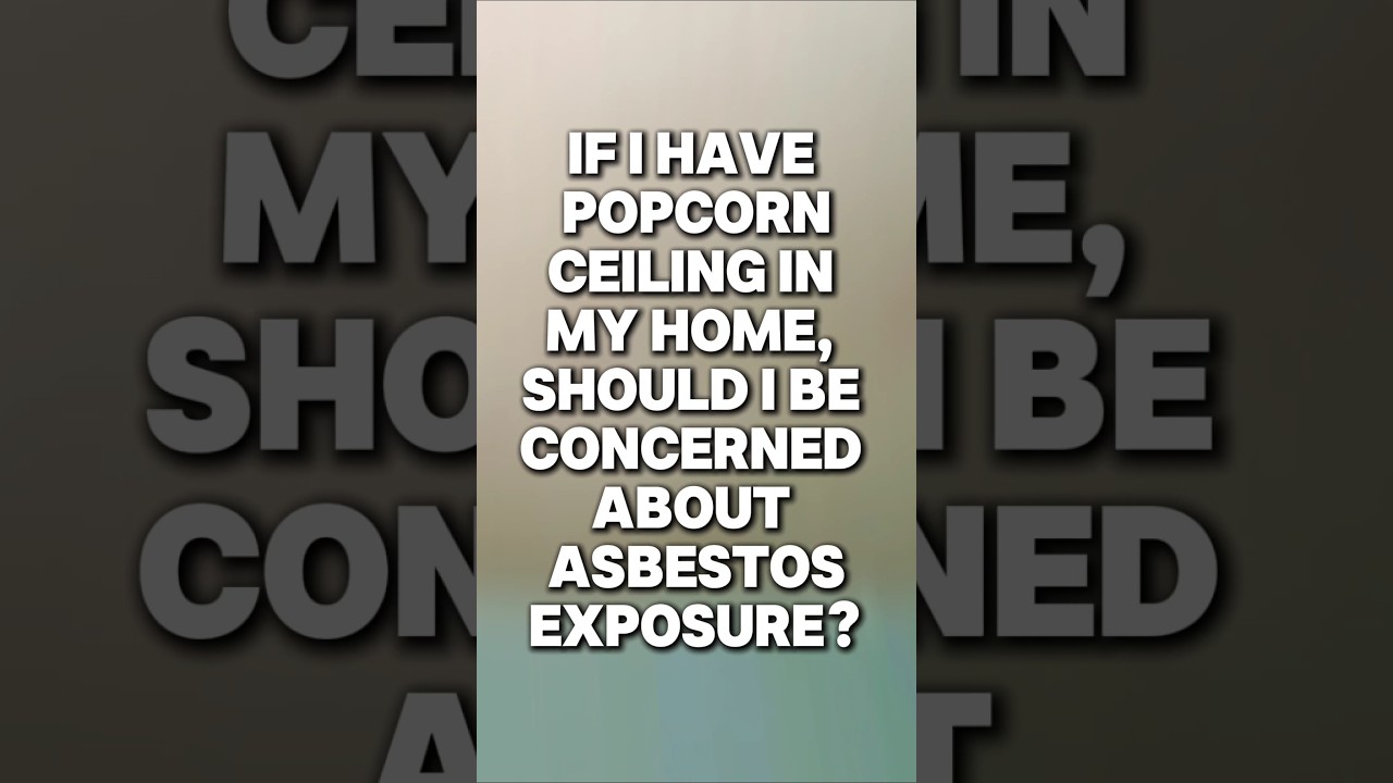 Are Popcorn Ceilings Dangerous? Should I be worried about Asbestos? #asbestos #diy #tai