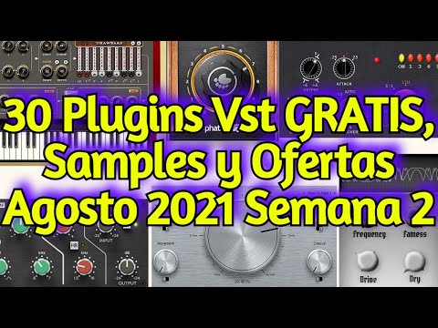 30 Mejores Nuevos PLUGINS VST GRATIS, Instrumentos, Samples y GRANDES OFERTAS - Agosto 2021 Semana 2