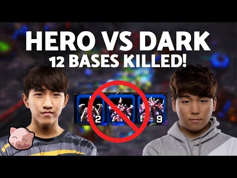 herO SNIPES 12 BASES in one game vs Dark in Grand Finals! | ESL KR #121 (Bo5 PvZ) - StarCraft 2