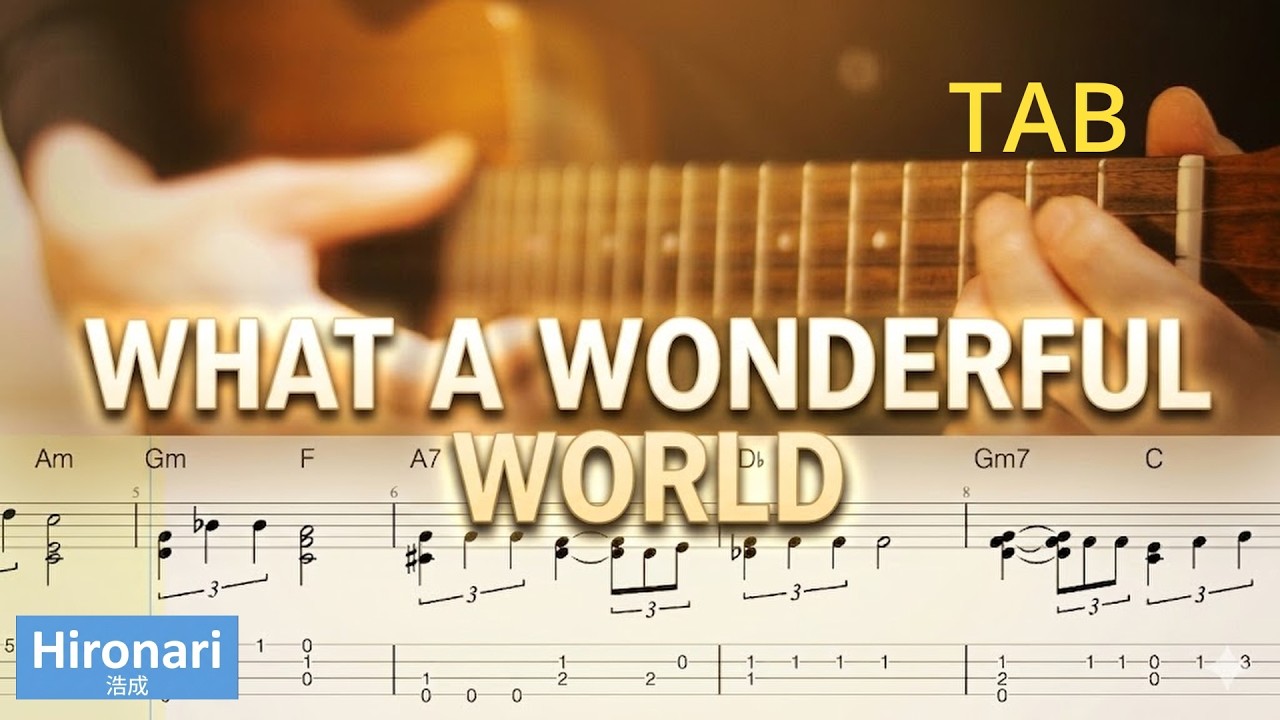 【What a Wonderful World】 (2026 Ver.) | Right Thumb Only! Easy Ukulele Solo [TAB]