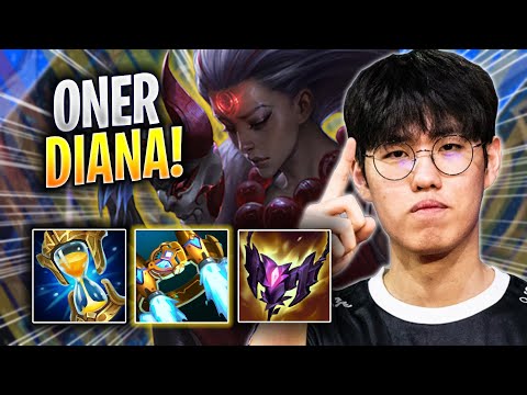 ONER IS SO CRAZY WITH DIANA! - T1 Oner Plays Diana JUNGLE vs Nidalee! | Season 2023