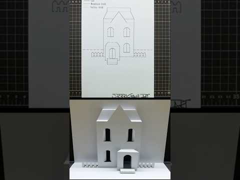 Kirigami Tutorial｜Paper Art｜Origami Art｜Kirigami Art｜Pop Up Card 77 #Shorts