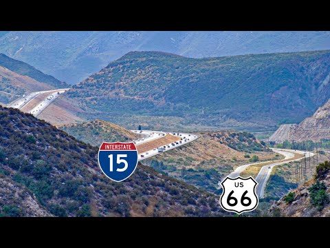 Route 66 Through the Cajon Pass
