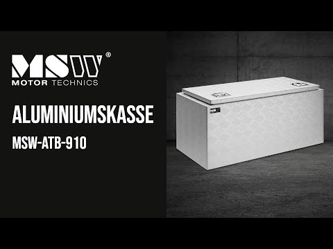 video - Aluminiumskasse - 91 x 44,5 x 43 cm - 119 L