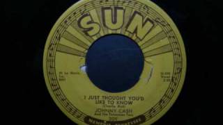 Johnny Cash - I just tought you&#39;d like to know