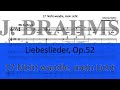 Brahms Op.52-17 (Nicht wandle, mein Licht)
