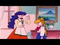 Sailor Moon Classic VS Crystal Usagi Cries About Her Grades Comparison English Dub