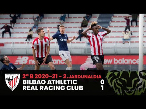 Imagen de portada del video ⚽ Resumen I J2 2ªDiv B I Bilbao Athletic 0-1 Real Racing Club