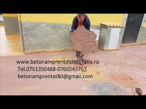Beton Amprentat Broșteni -Argeș Tel.0761350488 -0766543767