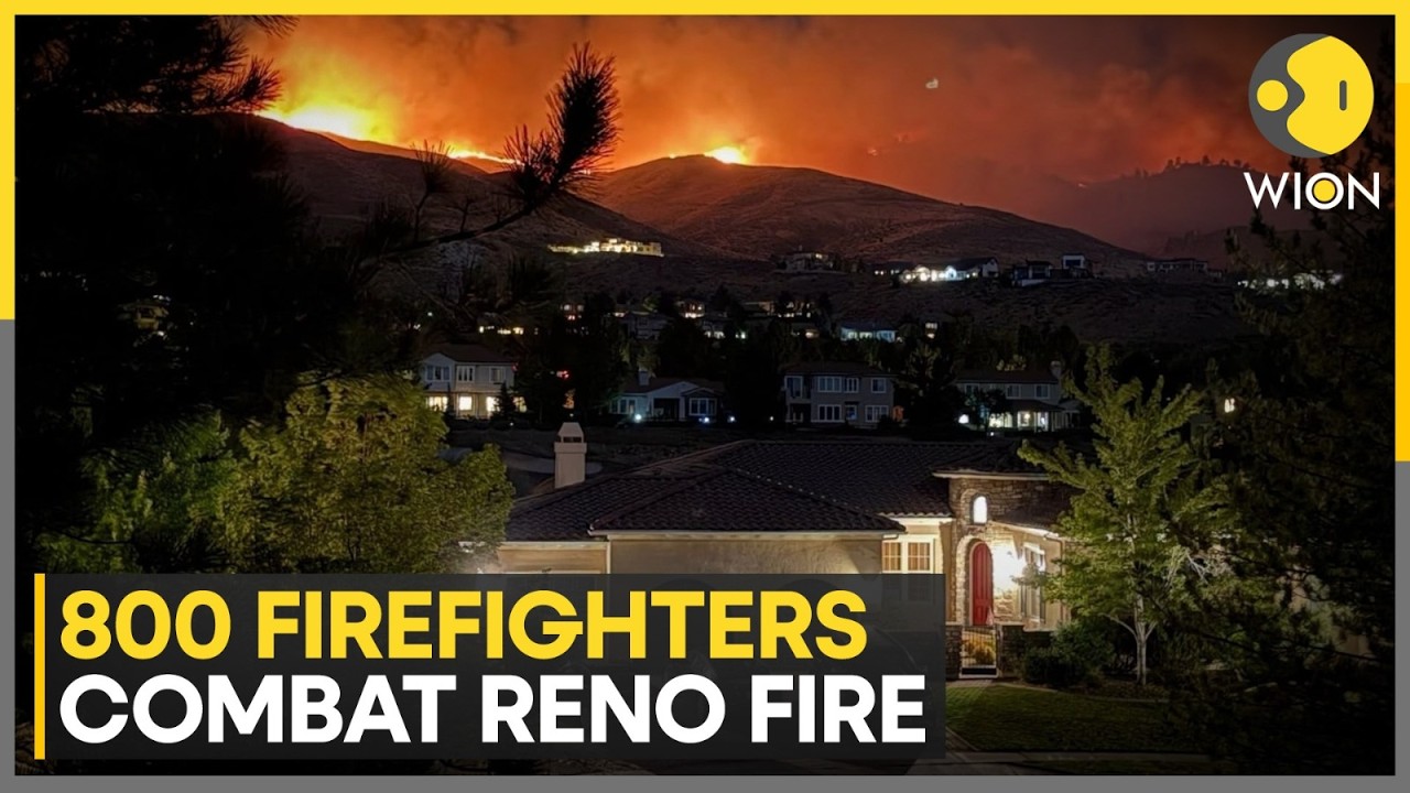 Reno Wildefire: Hawk Fire Engulfs 53 Square Km Near Reno | WION
