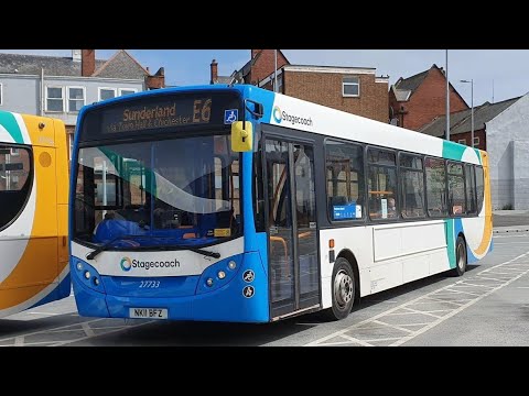 A184 THRASH: Route X34 | NK11BFZ/27733 - Stagecoach North East: ADL Enviro 300