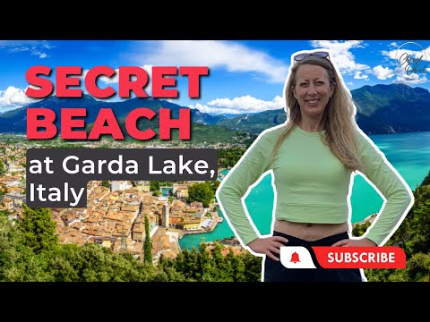 Secret Beach at Garda Lake, Italy | Lago di Garda Hidden Beach | Beautiful Unknown Gem of a Beach!