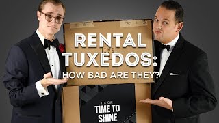Rental Tuxedos: How Bad Are They - Honest Reviews of Men's Wearhouse, The Black Tux BLK, Menguin