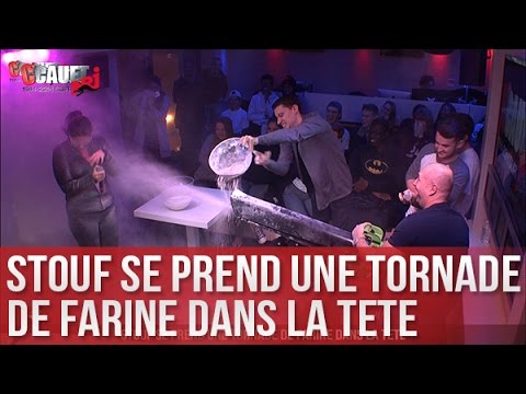 Stouf se prend une tornade de farine dans la tete - C’Cauet sur NRJ
