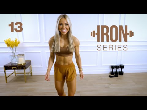 IRON Series 30 Min Posterior Chain Workout - Glutes, Hamstrings, Back | 13
