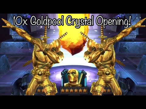 10x Goldpool Crystal Opening | TheNinjaCleaner