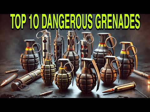 Top 10 Most Dangerous Grenades| Unleashing the Latest Military Innovations