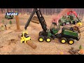 BRUDER medkirtė John Deere 1270G su rąstu, 02135