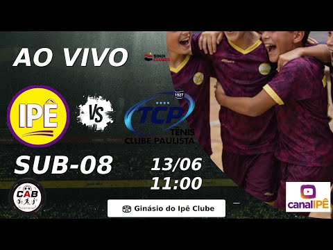🏆⚽⚽ IPÊ CLUBE x TÊNIS CLUBE PAULISTA - Sub-08 - Sindiclubes 2026 ⚽⚽🏆