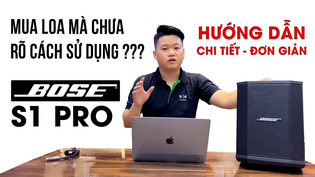 video Loa karaoke di động Bose S1 Pro chính hãng 0