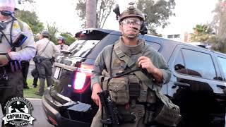 Copwatch | Threatened with Arrest by SD Sheriff in Riot Gear for Holding a Monopod