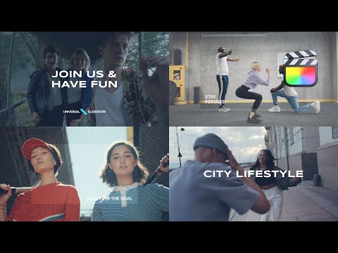 Universal Slideshow Modular Template for Final Cut Pro — MotionVFX