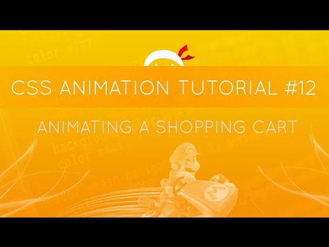 CSS Animation Tutorial 12 Animating a Shopping Cart