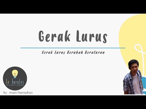 Fisika SMA - Gerak Lurus (4) - GLBB, Gerak Lurus Berubah Berturan, Rumus GLBB, Soal GLBB (I)