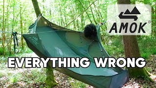 10 Problems with the Amok Draumr 5.0 Hammock 