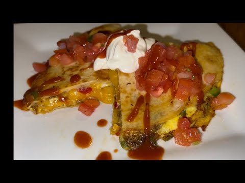 Southwest Breakfast Quesadilla/ Keto-Low Carb