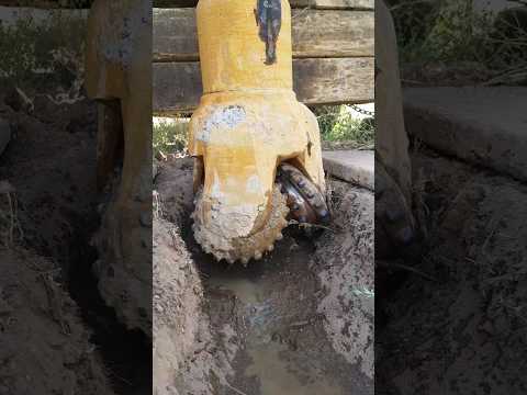 Clay Drill in Soft Ground  @muhtarsondaj1993 #water #well #drilling #machine