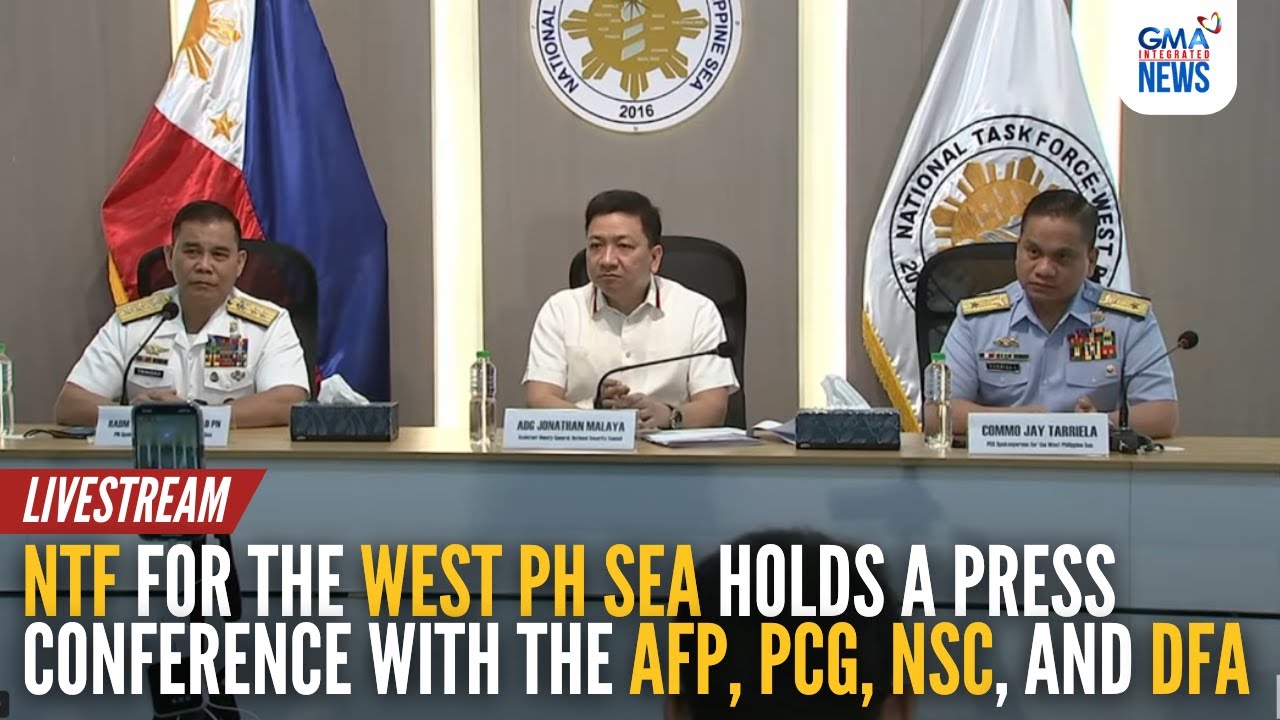 LIVE: National Task Force for the West Philippine Sea presscon... | GMA Integrated News - Replay