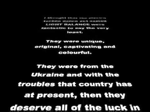 Light Balance - the Electro Techno Dance Act from the Ukraine on bgt
