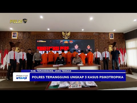 POLRES TEMANGGUNG AMANKAN 8 TERSANGKA DAN SITA 1.107 BUTIR PIL YARINDO SELAMA OKTOBER 2025