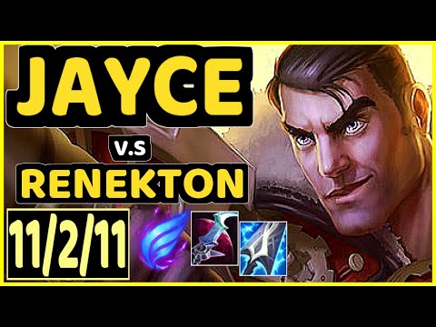 JAYCE vs RENEKTON - 11/2/11 KDA TOP GAMEPLAY - BR Ranked GRANDMASTER