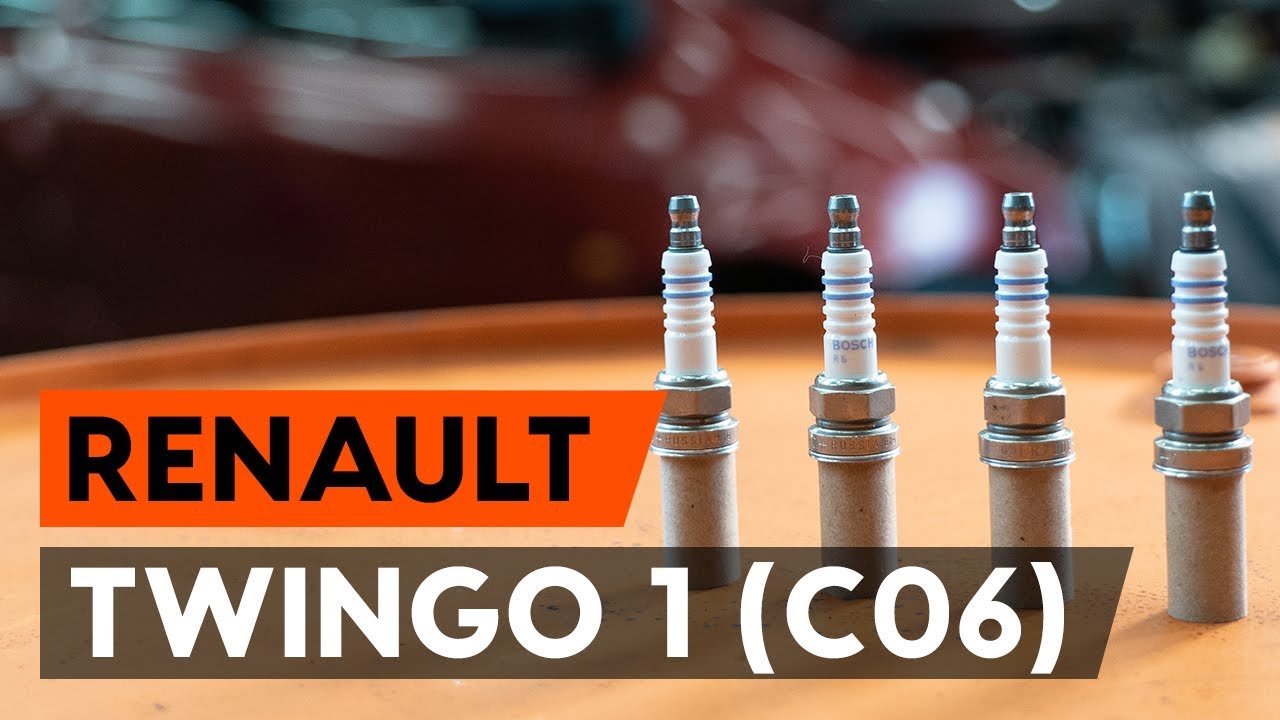 Kuinka vaihtaa sytytystulpat Renault Twingo C06-autoon – vaihto-ohje