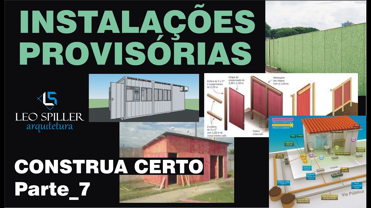 INSTALAÇÕES PROVISÓRIAS: Moldando o Canteiro de Obras da Tua Casa! [ Série Construa Certo_PARTE 7 ]